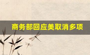 商务部回应美取消多项对华出口限制 双方加紧落实会谈成果(